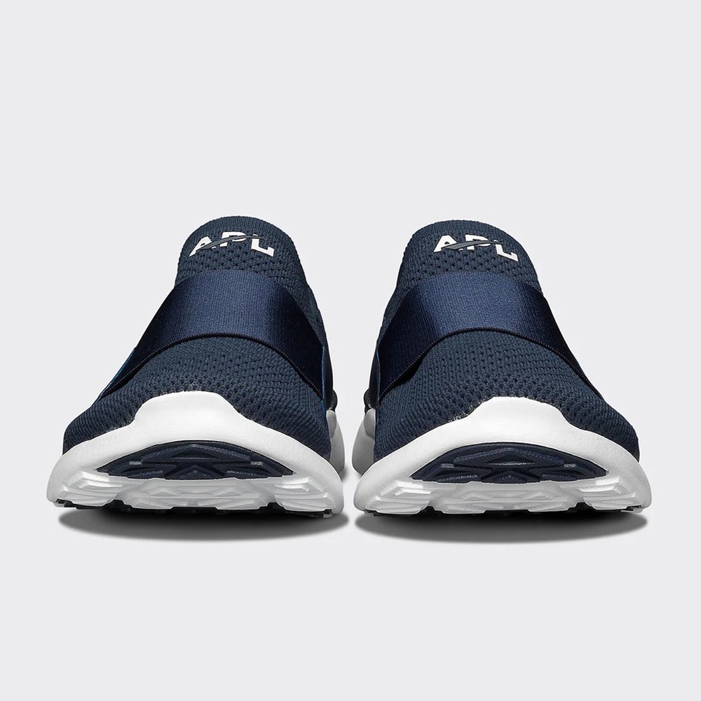 APL Women's Navy Slip-On Knit Sneakers - Picture 2 of 16